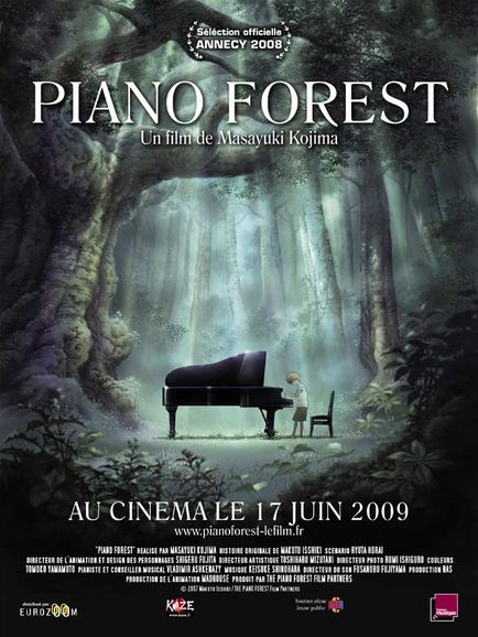 "Piano Forest": la japanime rencontre la musique classique piano forest affiche "Piano Forest": la japanime rencontre la musique classique